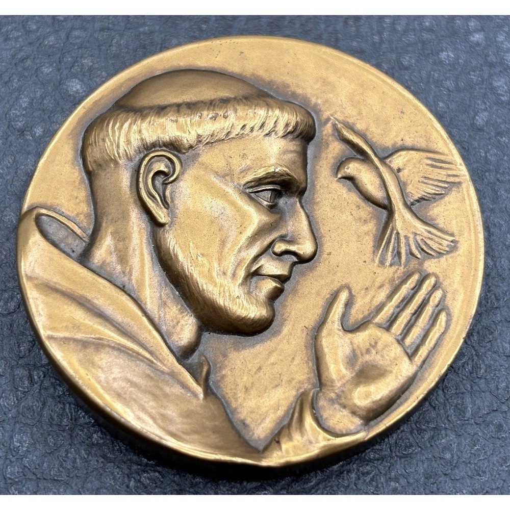 VTG 1986 Saint Francis Cathedral Santa Fe New Mexico Maco Bronze Medal